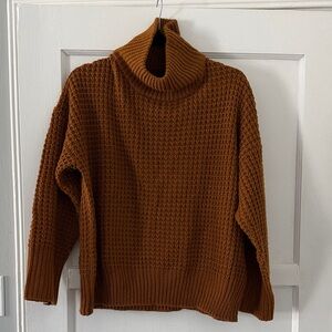 Topshop Caramel Turtleneck Sweater